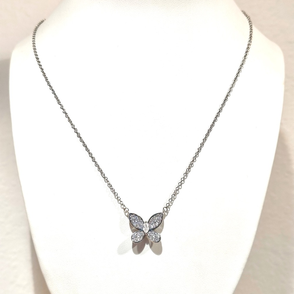 Silver Butterfly Necklace
